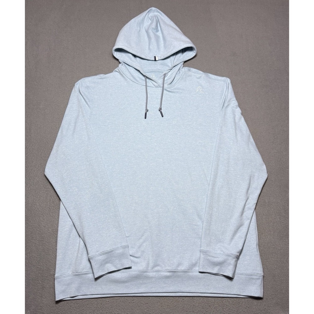 Rhoback Light Blue Hooded Pullover Hoodie